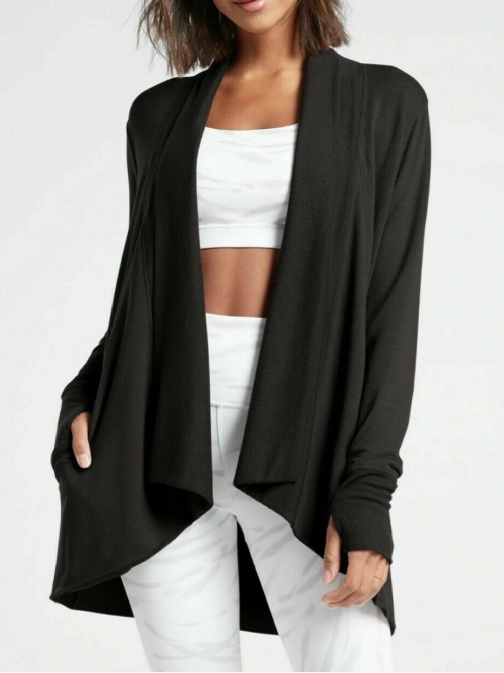 Athleta Nirvana Pranayama Sweater - Black